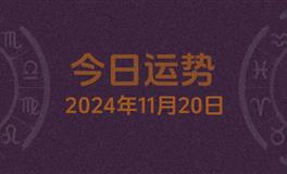 今日星座运势2024年11月20日